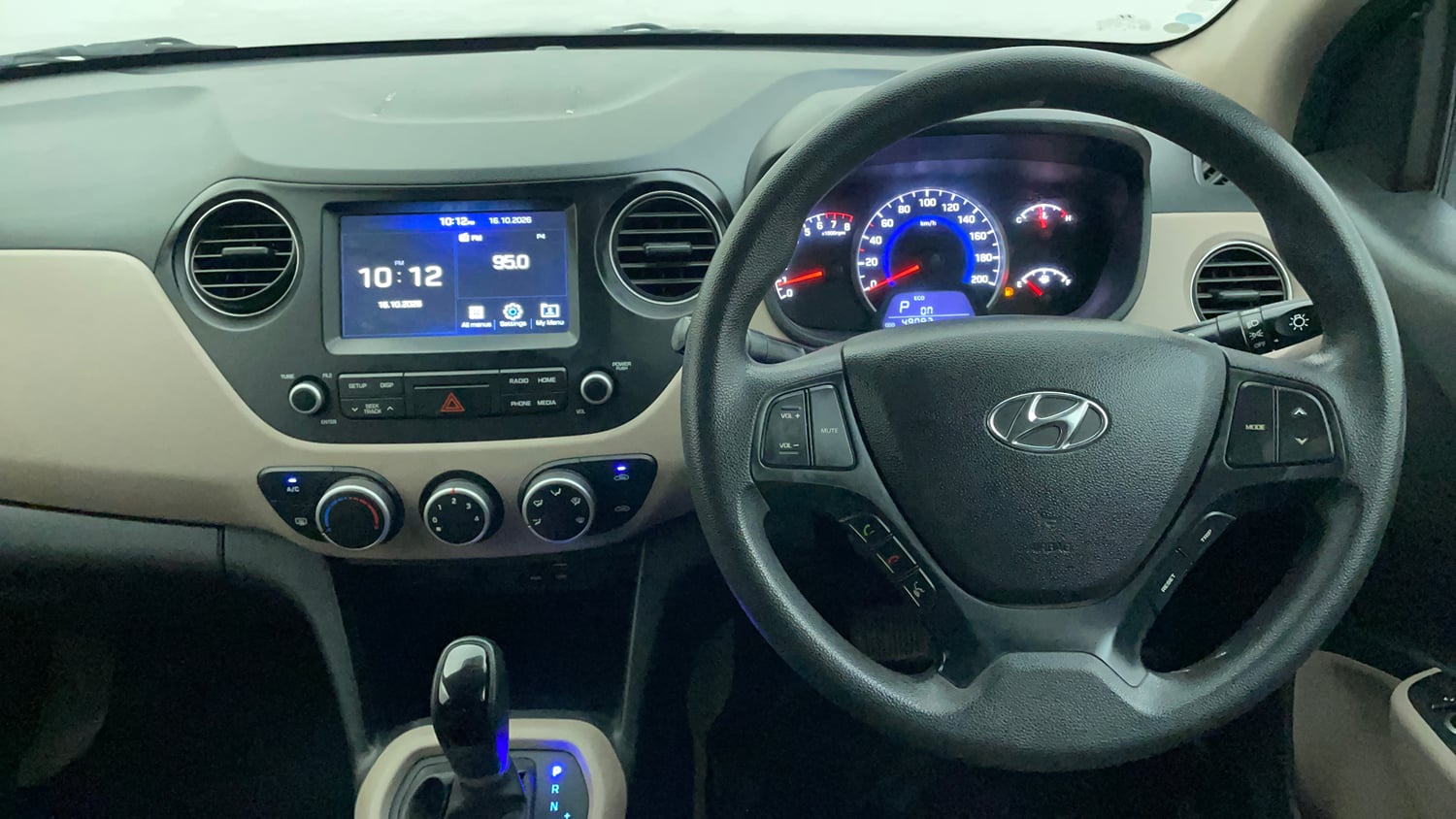 Used 2018 Hyundai Grand i10 Sportz AT 1.2 Kappa VTVT Petrol Automatic interior STEERING VIEW
