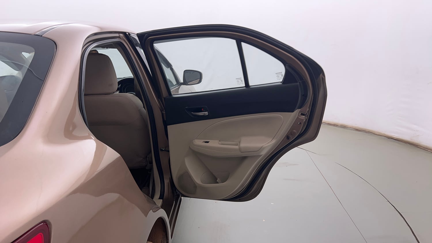 Used 2019 Maruti Suzuki Dzire VDi Diesel Manual interior RIGHT REAR DOOR OPEN VIEW
