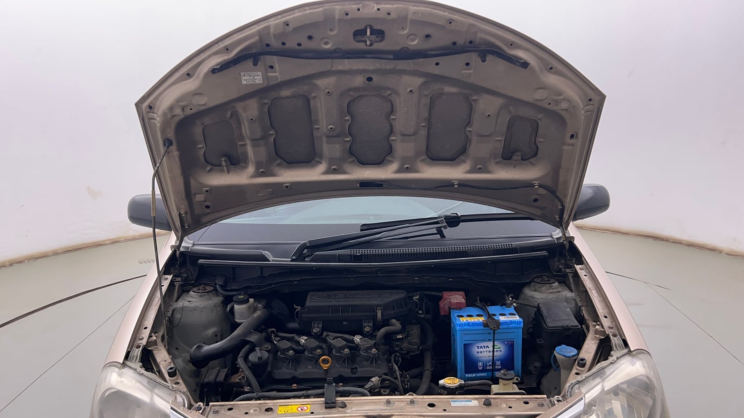 Used 2013 Toyota Etios G Petrol Manual engine ENGINE & BONNET OPEN FRONT VIEW