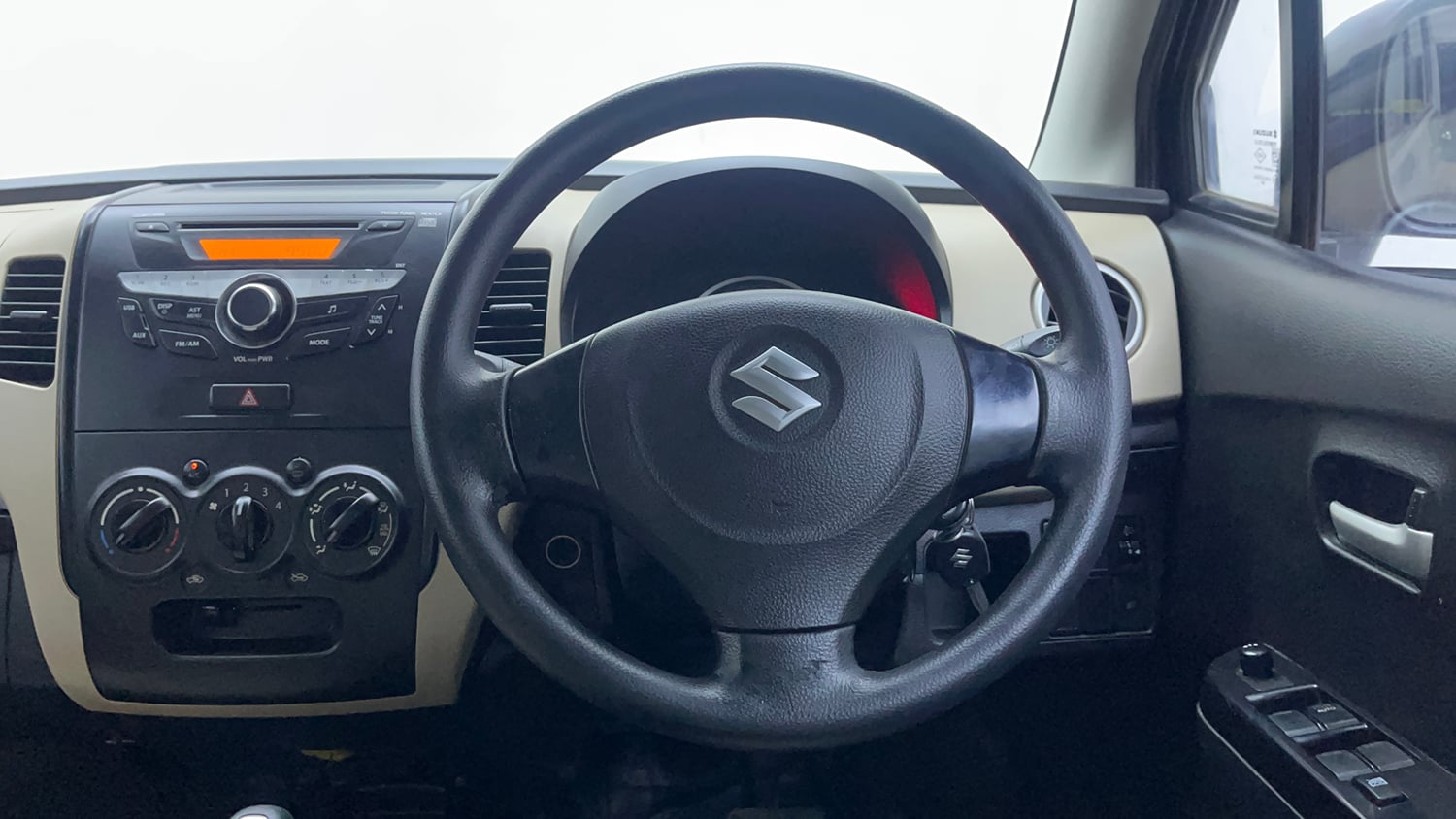 Used 2018 Maruti Suzuki Wagon R 1.0 VXI AMT Petrol Automatic interior STEERING VIEW