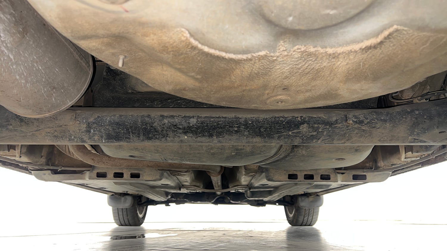 Used 2018 Volkswagen Polo Highline Plus 1.5 (D) 16 Alloy Diesel Manual extra REAR UNDERBODY VIEW (TAKEN FROM REAR)