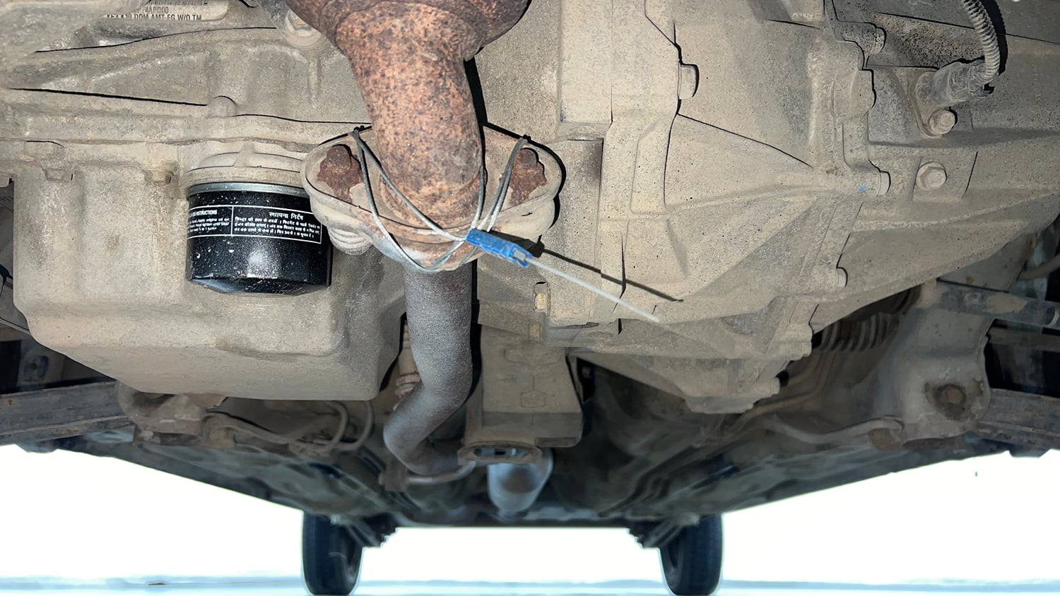 Used 2019 Maruti Suzuki Alto K10 VXi AMT Petrol Automatic extra FRONT LEFT UNDERBODY VIEW