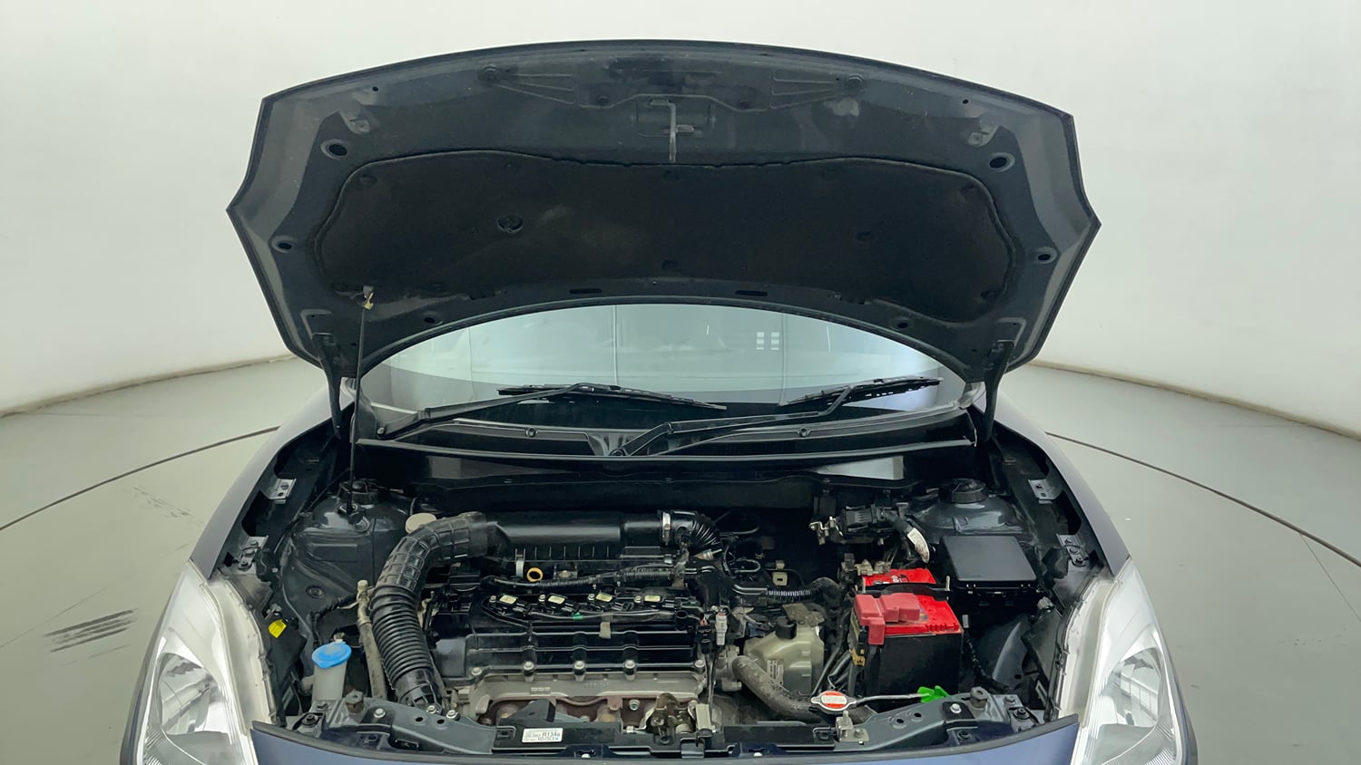 Used 2019 Maruti Suzuki Swift VXi AMT Petrol Automatic engine ENGINE & BONNET OPEN FRONT VIEW