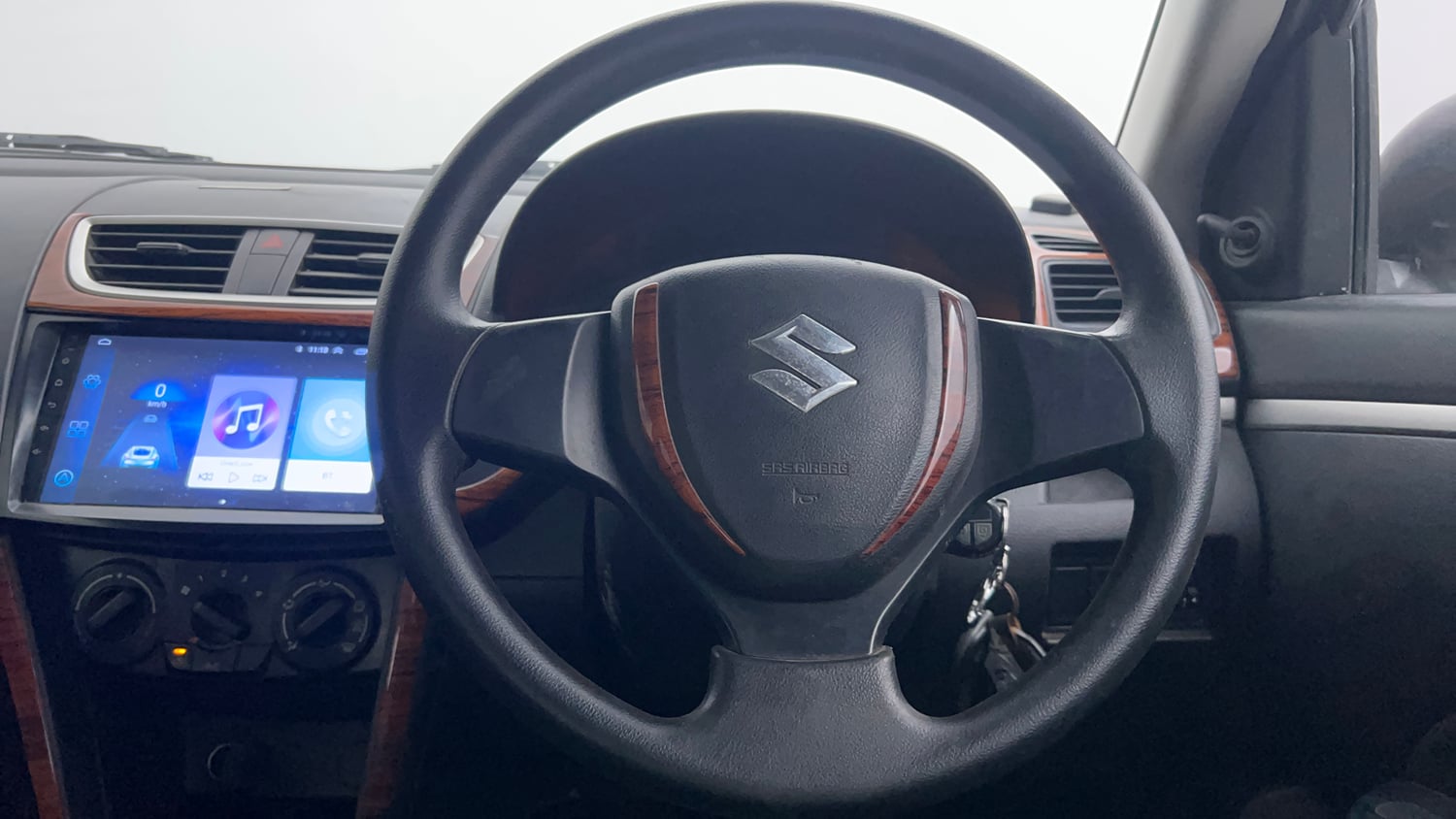 Used 2017 Maruti Suzuki Swift Lxi (O) Petrol Manual interior STEERING VIEW