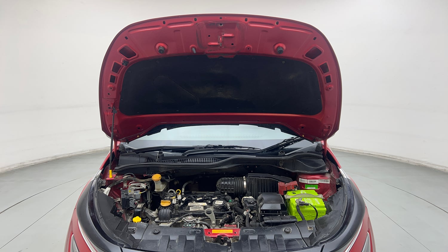 Used 2023 Tata Altroz XZA Petrol Petrol Automatic engine ENGINE & BONNET OPEN FRONT VIEW