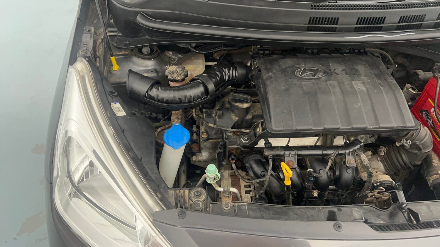 Used 2020 Hyundai Grand i10 Sportz 1.2 Kappa VTVT Petrol Manual engine ENGINE RIGHT SIDE VIEW