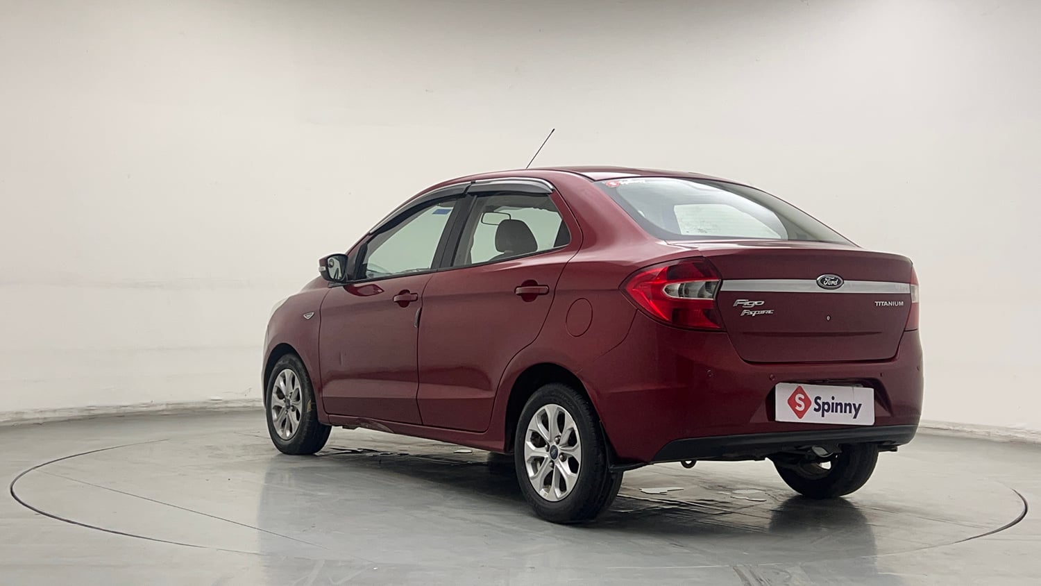 Used 2017 Ford Figo Aspire Titanium 1.2 Ti-VCT Petrol Manual exterior LEFT REAR CORNER VIEW