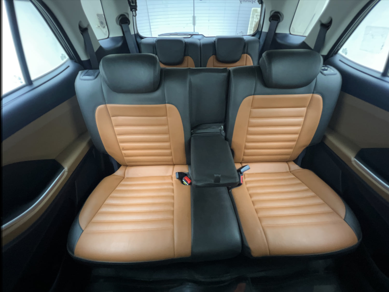 Used 2024 Hyundai Alcazar Executive 1.5 Petrol MT 7STR Petrol Manual interior REAR SEAT CONDITION VIEW