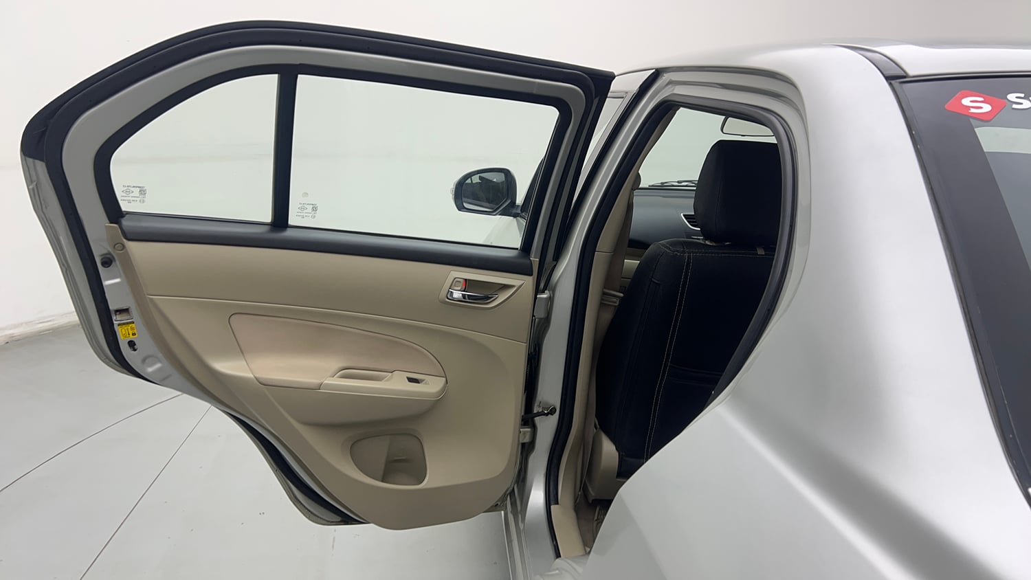 Used 2017 Maruti Suzuki Swift Dzire VXI Petrol Manual interior LEFT REAR DOOR OPEN VIEW