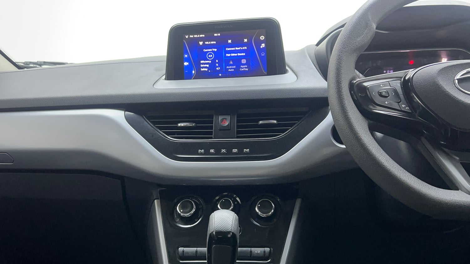 Used 2022 Tata Nexon XMA Plus (S) Petrol Automatic interior MUSIC SYSTEM & AC CONTROL VIEW