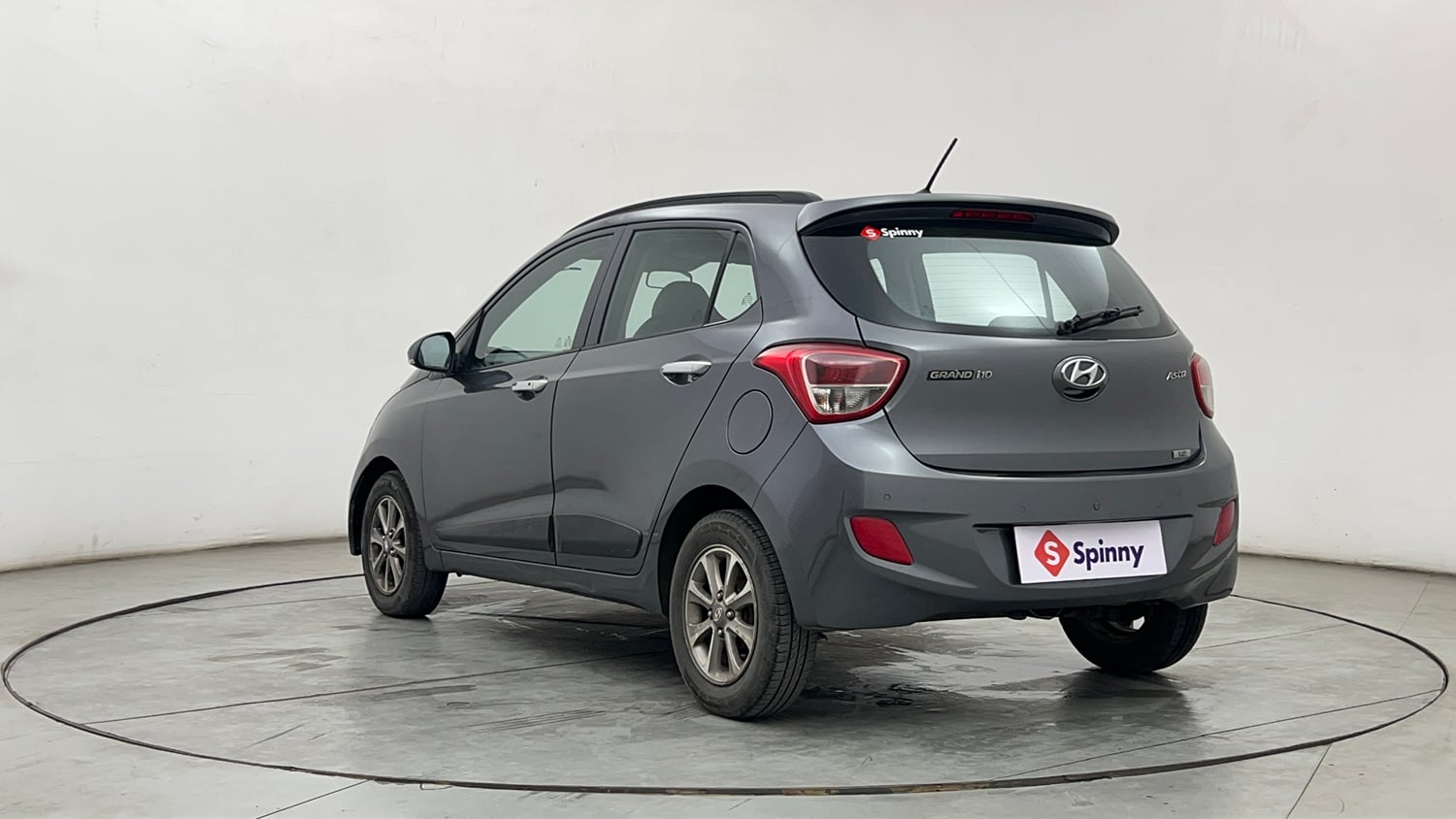 Used 2014 Hyundai Grand i10 Asta 1.2 Kappa VTVT (O) Petrol Manual exterior LEFT REAR CORNER VIEW