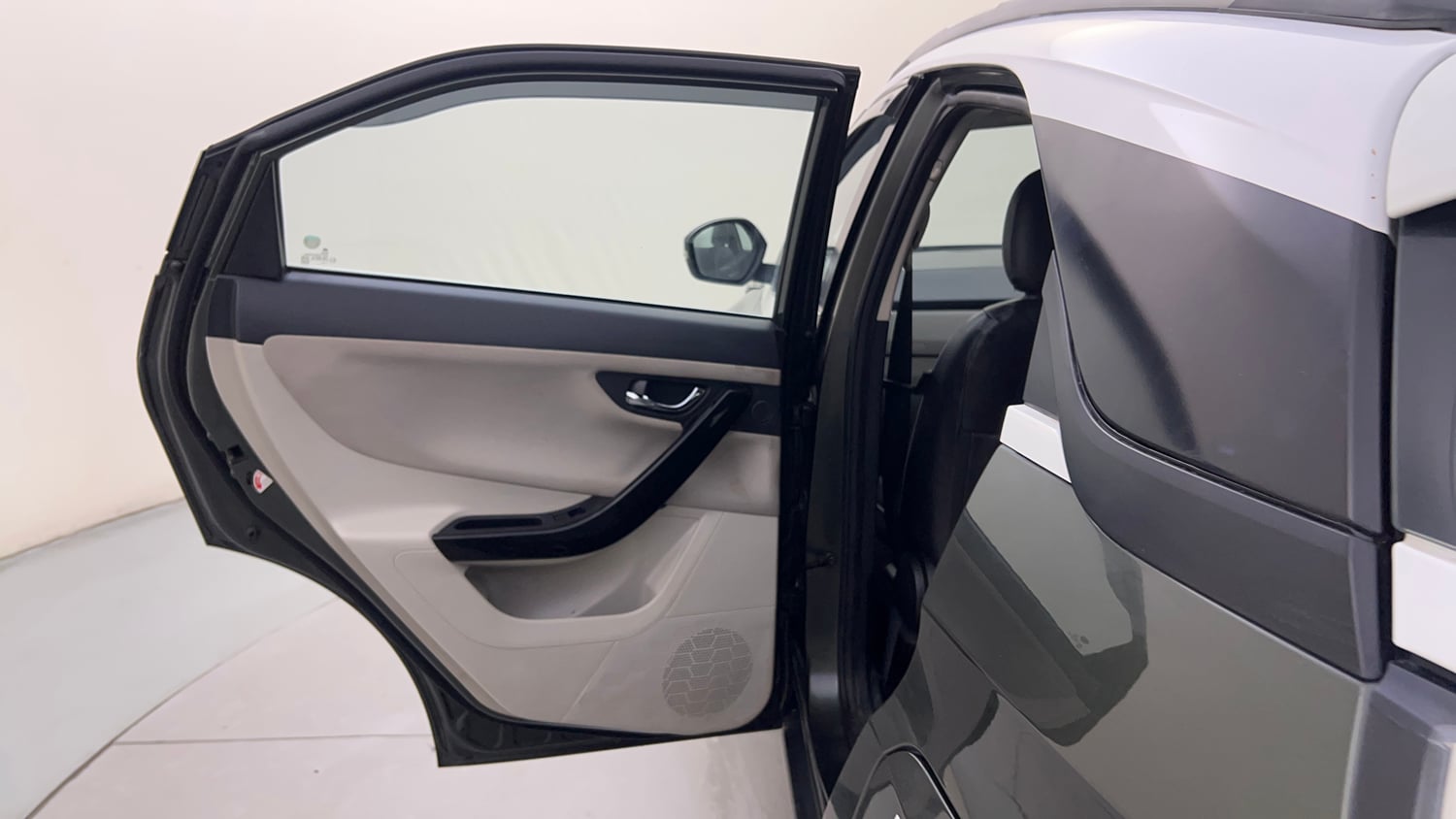 Used 2020 Tata Nexon XZA Plus (O) Dual Tone Petrol Automatic interior LEFT REAR DOOR OPEN VIEW