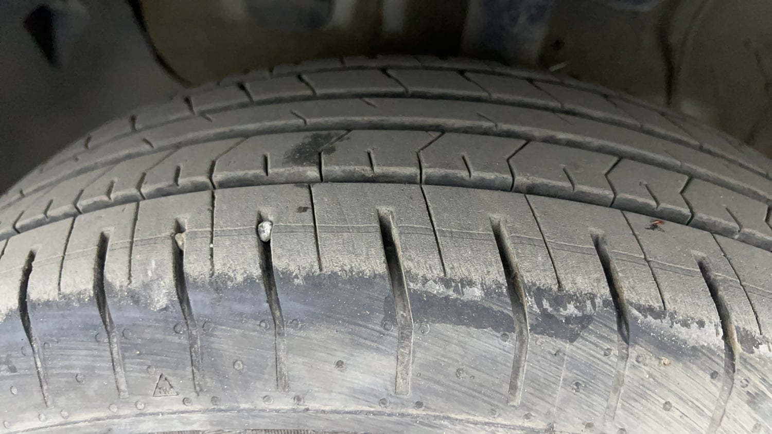 Used 2023 Hyundai Creta S 1.5 Petrol Petrol Manual tyres LEFT FRONT TYRE TREAD VIEW