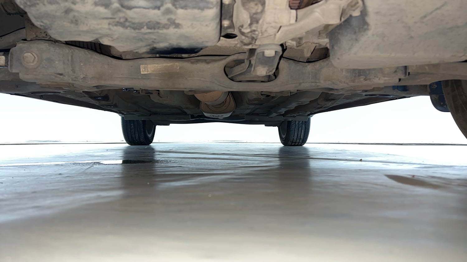 Used 2021 Skoda Kushaq Style 1.0L TSI AT Petrol Automatic extra FRONT LEFT UNDERBODY VIEW