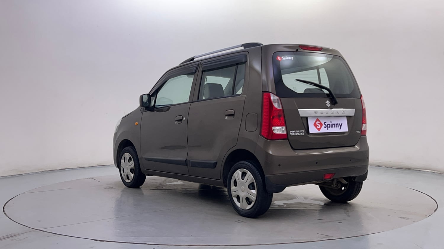 Used 2015 Maruti Suzuki Wagon R VXI Petrol Manual exterior LEFT REAR CORNER VIEW