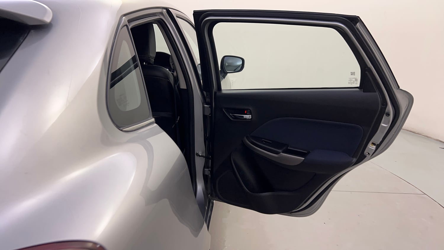 Used 2019 Maruti Suzuki Baleno Zeta Petrol Manual interior RIGHT REAR DOOR OPEN VIEW