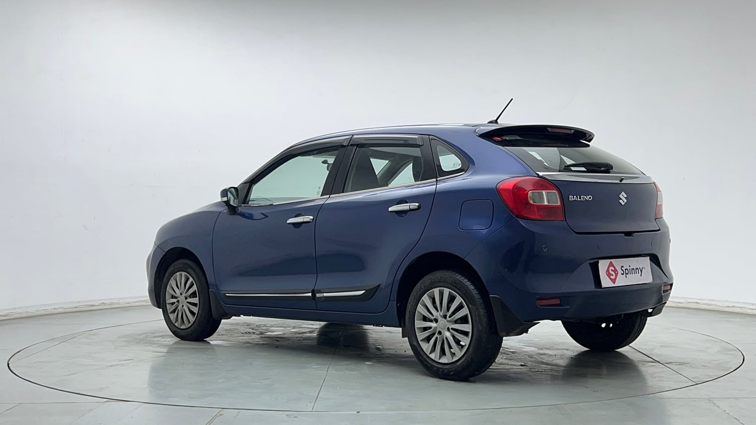 Used 2021 Maruti Suzuki Baleno Delta Petrol Manual exterior LEFT REAR CORNER VIEW