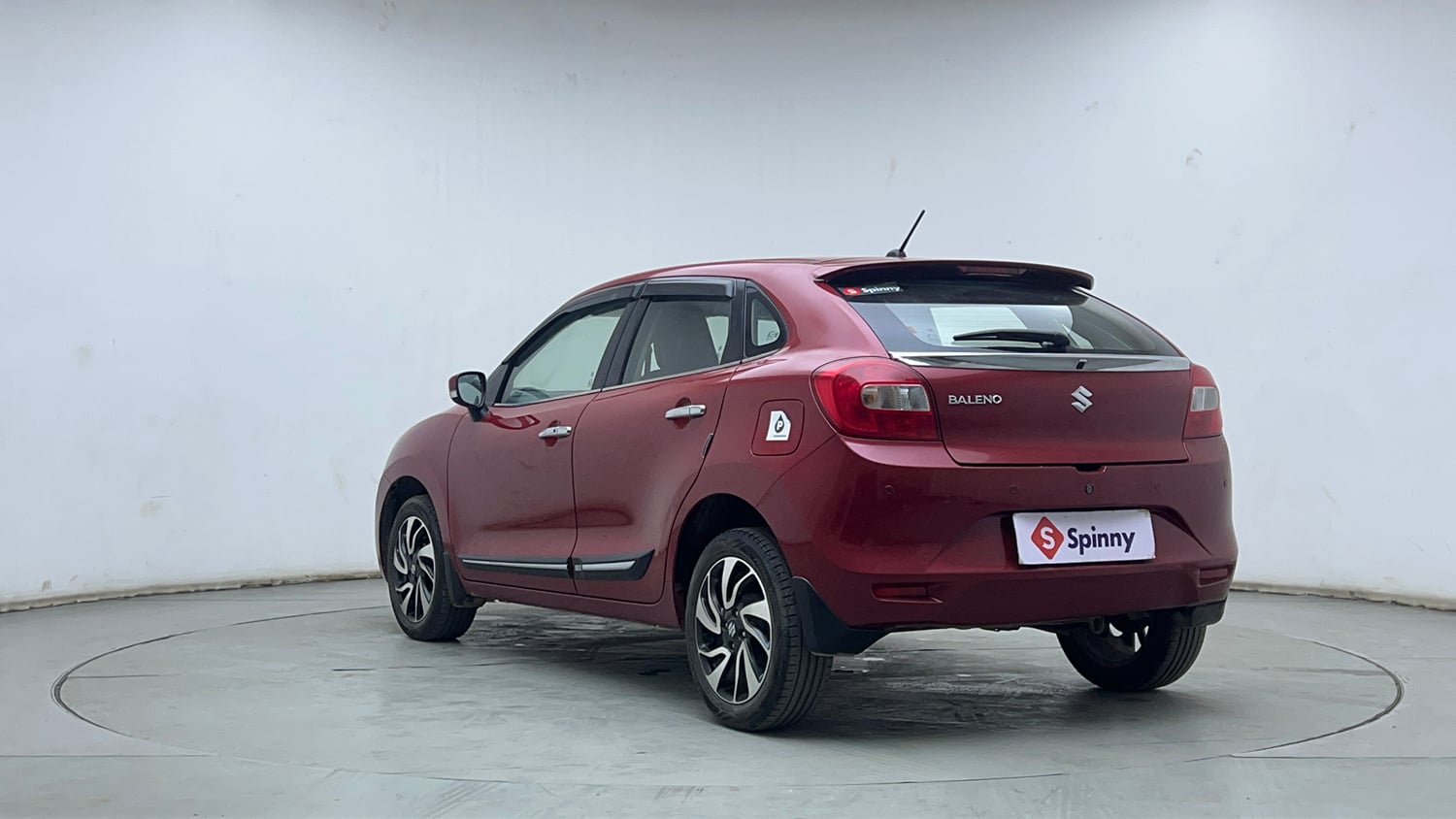 Used 2021 Maruti Suzuki Baleno Zeta Petrol Manual exterior LEFT REAR CORNER VIEW
