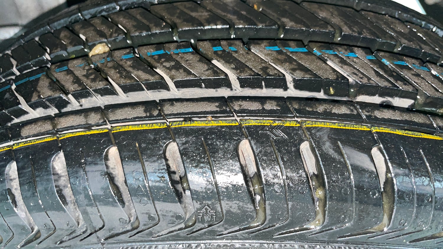 Used 2014 Maruti Suzuki Alto K10 VXi Petrol Manual tyres LEFT REAR TYRE TREAD VIEW