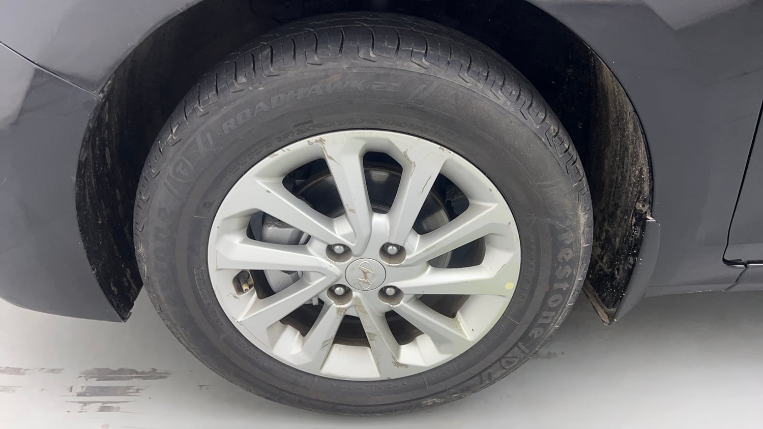 Used 2018 Hyundai Verna EX 1.6 VTVT AT Petrol Automatic tyres LEFT FRONT TYRE RIM VIEW
