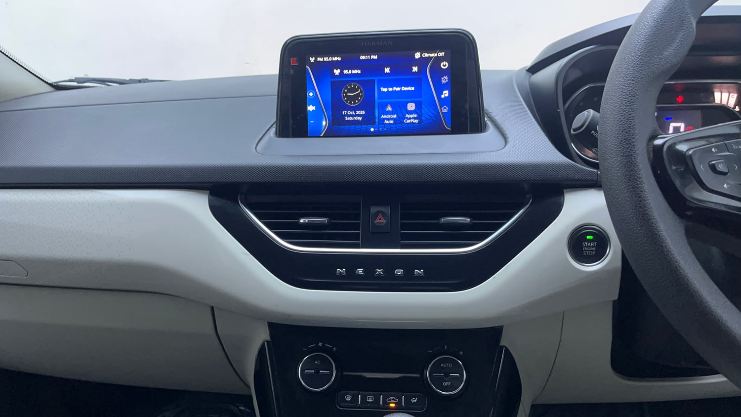 Used 2021 Tata Nexon XZA Plus Petrol Automatic interior MUSIC SYSTEM & AC CONTROL VIEW