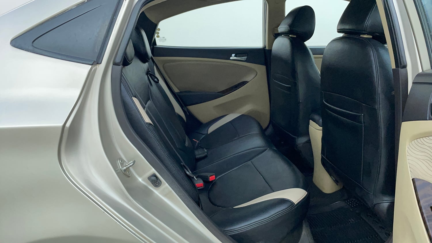Used 2013 Hyundai Verna Fluidic 1.6 CRDi SX Diesel Manual interior RIGHT SIDE REAR DOOR CABIN VIEW