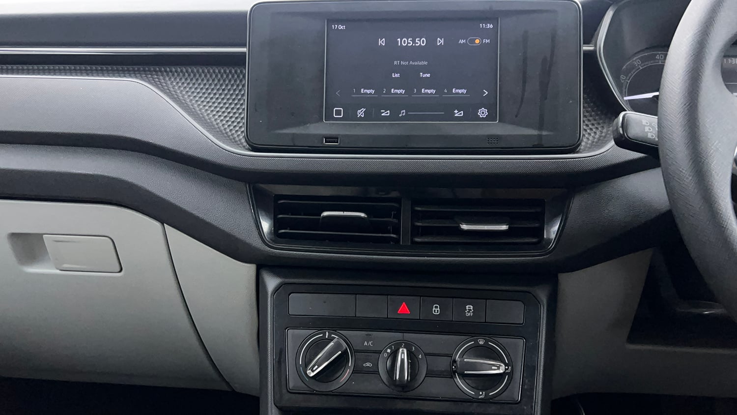 Used 2022 Skoda Kushaq Active 1.0 TSI MT Petrol Manual interior MUSIC SYSTEM & AC CONTROL VIEW