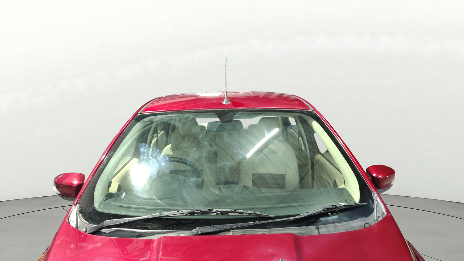 Used 2016 Ford Figo Aspire Titanium 1.2 Ti-VCT Petrol Manual exterior FRONT WINDSHIELD VIEW