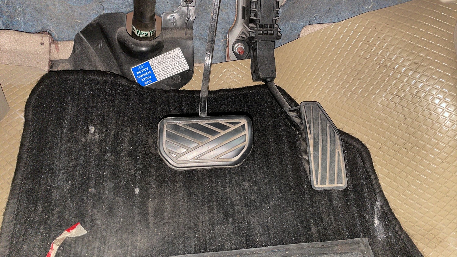 Used 2017 Maruti Suzuki Dzire ZXi AMT Petrol Automatic interior PEDALS VIEW