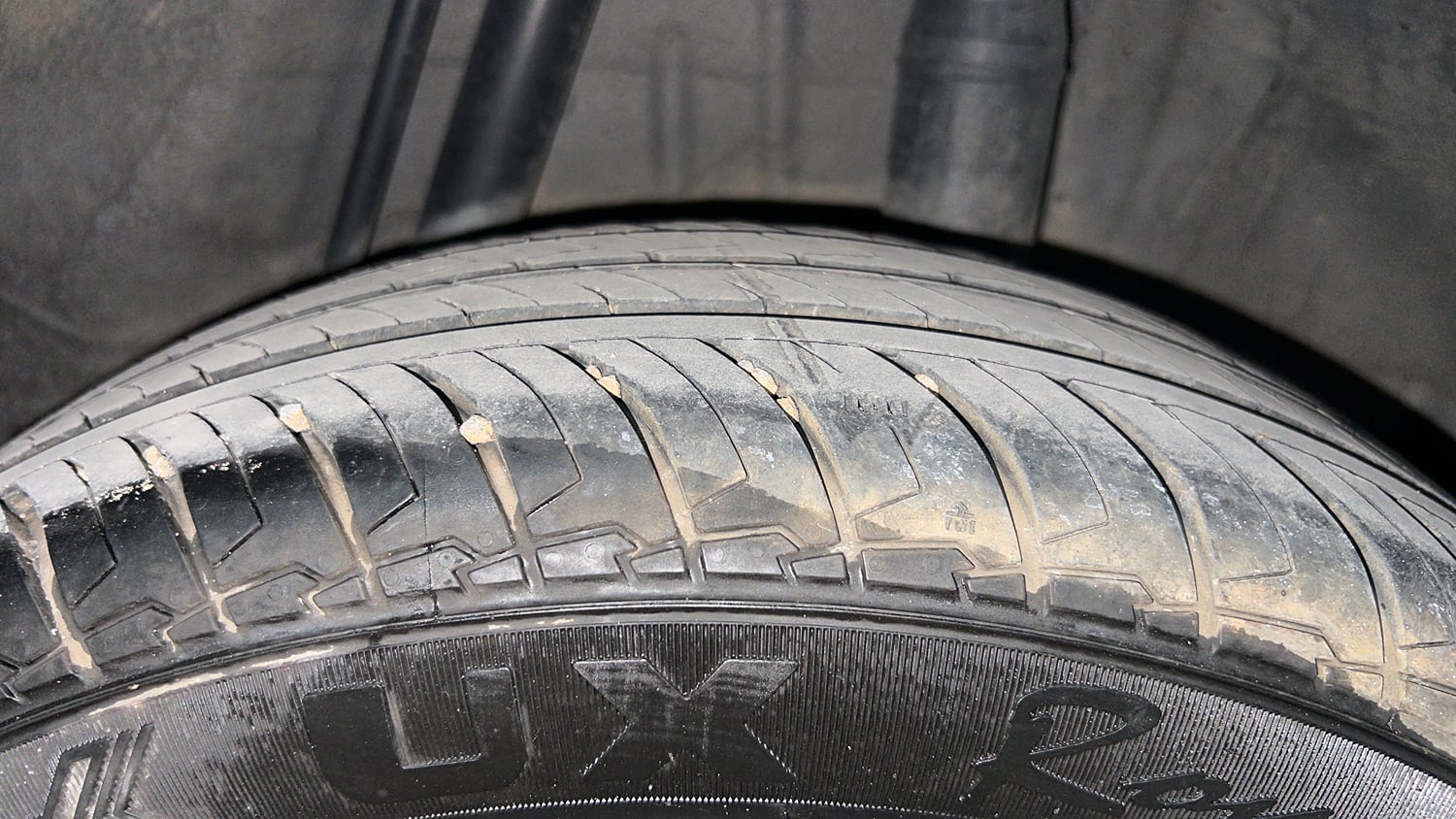 Used 2019 Honda Jazz V CVT Petrol Petrol Automatic tyres LEFT REAR TYRE TREAD VIEW
