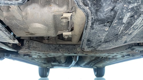 Used 2022 Kia Sonet GTX Plus 1.5 AT Diesel Automatic extra FRONT LEFT UNDERBODY VIEW