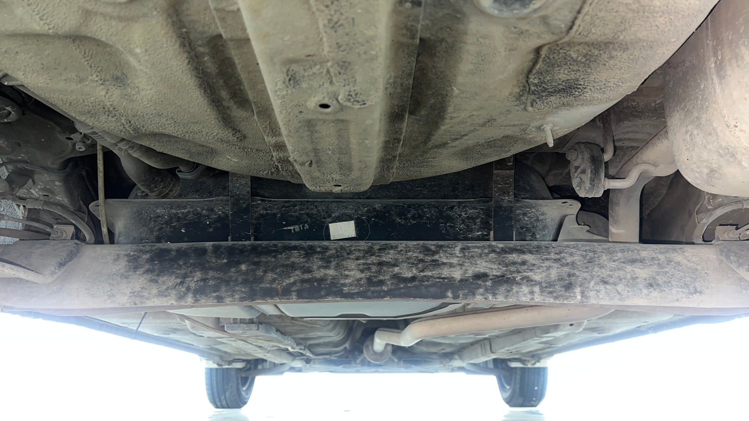 Used 2024 Hyundai Grand i10 Nios Magna 1.2 Kappa Petrol+CNG (Outside Fitted) Cng Manual extra REAR UNDERBODY VIEW (TAKEN FROM REAR)