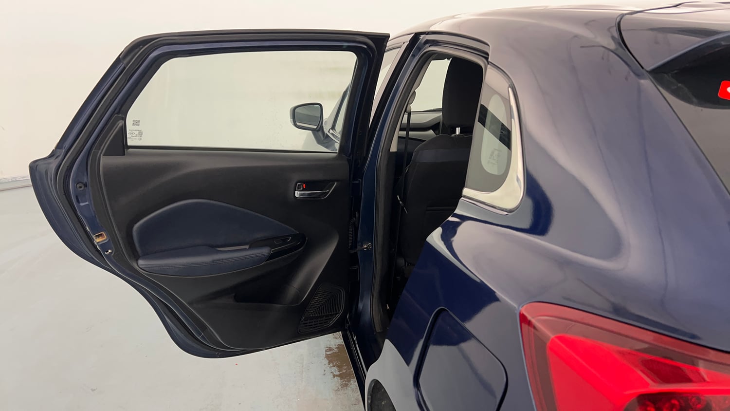 Used 2022 Maruti Suzuki Baleno Zeta AGS Petrol Automatic interior LEFT REAR DOOR OPEN VIEW