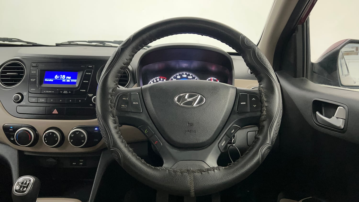 Used 2016 Hyundai Grand i10 Sportz 1.2 Kappa VTVT Petrol Manual interior STEERING VIEW