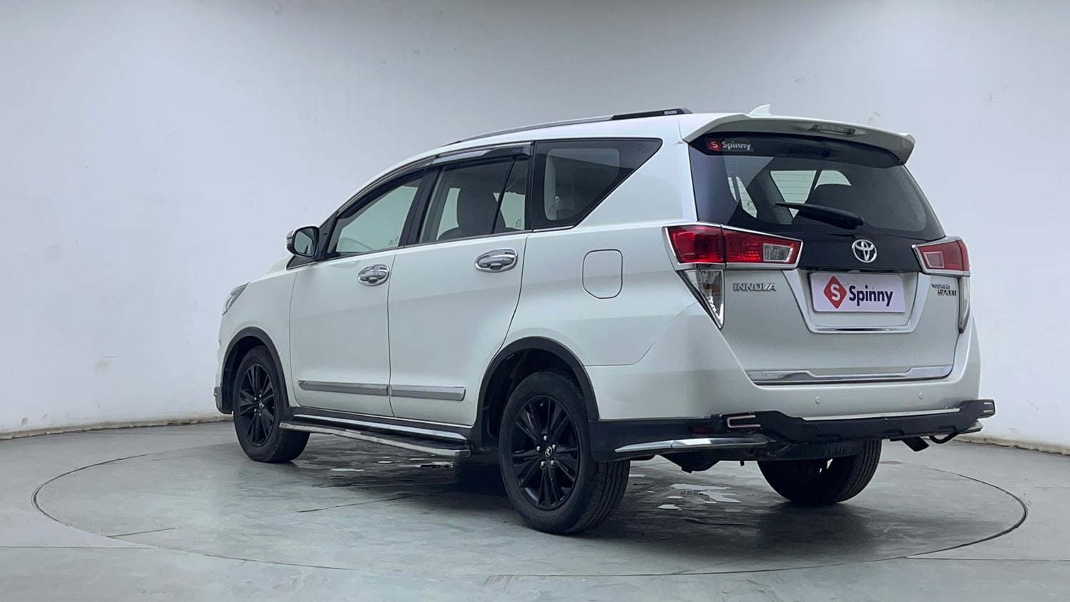 Used 2019 Toyota Innova Crysta Touring Sport Diesel AT Diesel Automatic exterior LEFT REAR CORNER VIEW