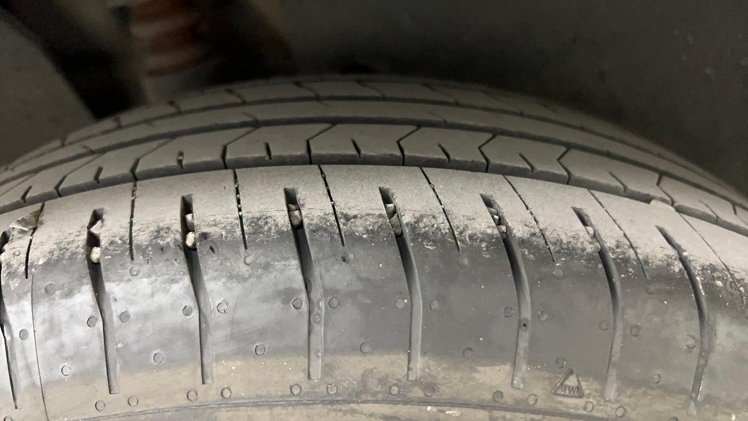 Used 2024 Hyundai Creta S Plus 1.5 Petrol Knight Petrol Manual tyres RIGHT REAR TYRE TREAD VIEW