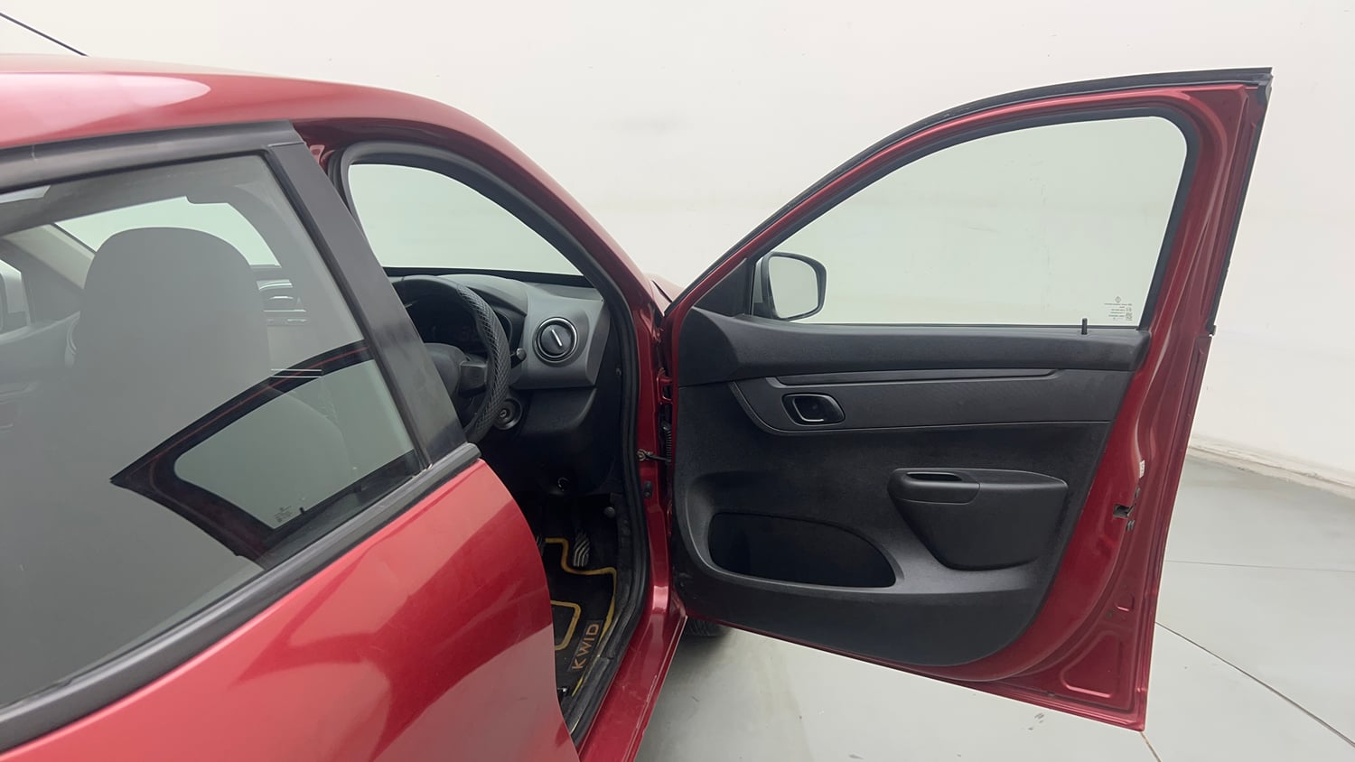 Used 2018 Renault Kwid 1.0 RXT AMT Opt Petrol Automatic interior RIGHT FRONT DOOR OPEN VIEW