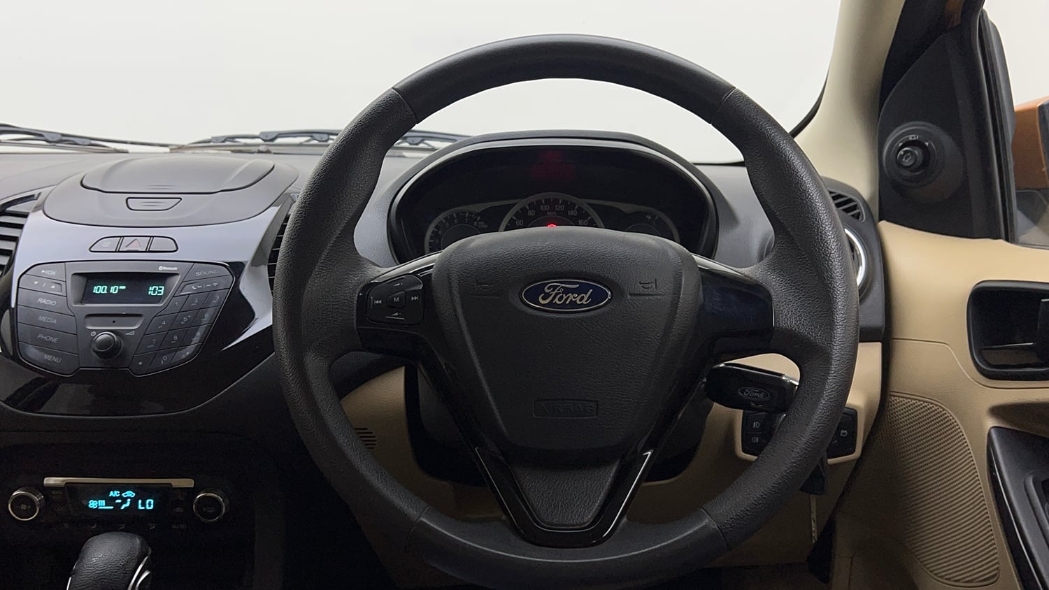Used 2015 Ford Figo Aspire Titanium 1.5 Ti-VCT AT Petrol Automatic interior STEERING VIEW