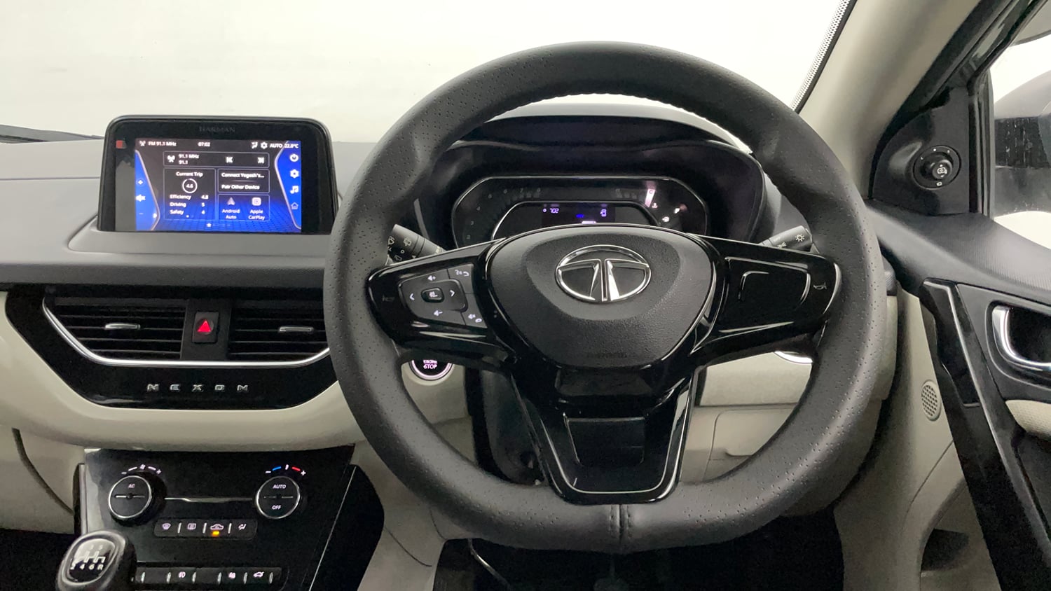 Used 2021 Tata Nexon XZ Plus Petrol Manual interior STEERING VIEW