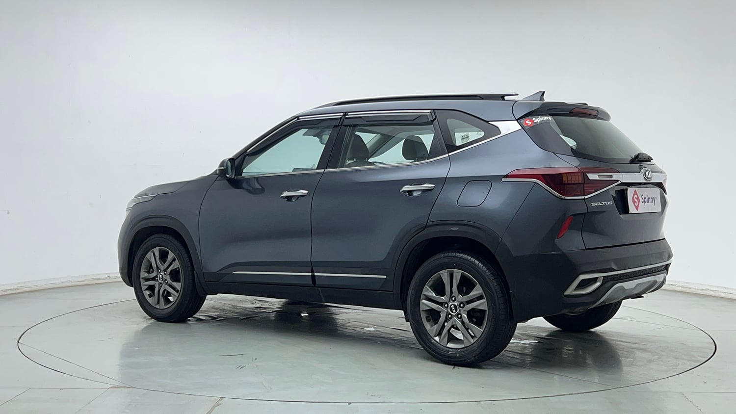 Used 2020 kia Seltos HTX IVT 1.5 Petrol Automatic exterior LEFT REAR CORNER VIEW