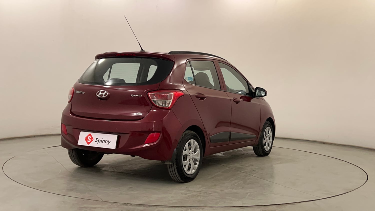 Used 2016 Hyundai Grand i10 Sportz 1.2 Kappa VTVT Petrol Manual exterior RIGHT REAR CORNER VIEW