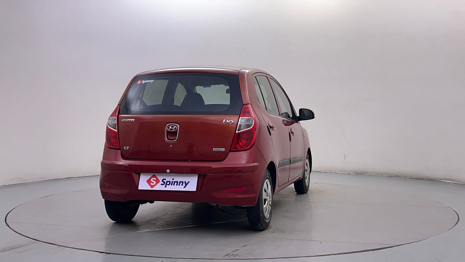 Used 2012 Hyundai i10 Magna 1.2 Kappa2 Petrol Manual exterior RIGHT REAR CORNER VIEW
