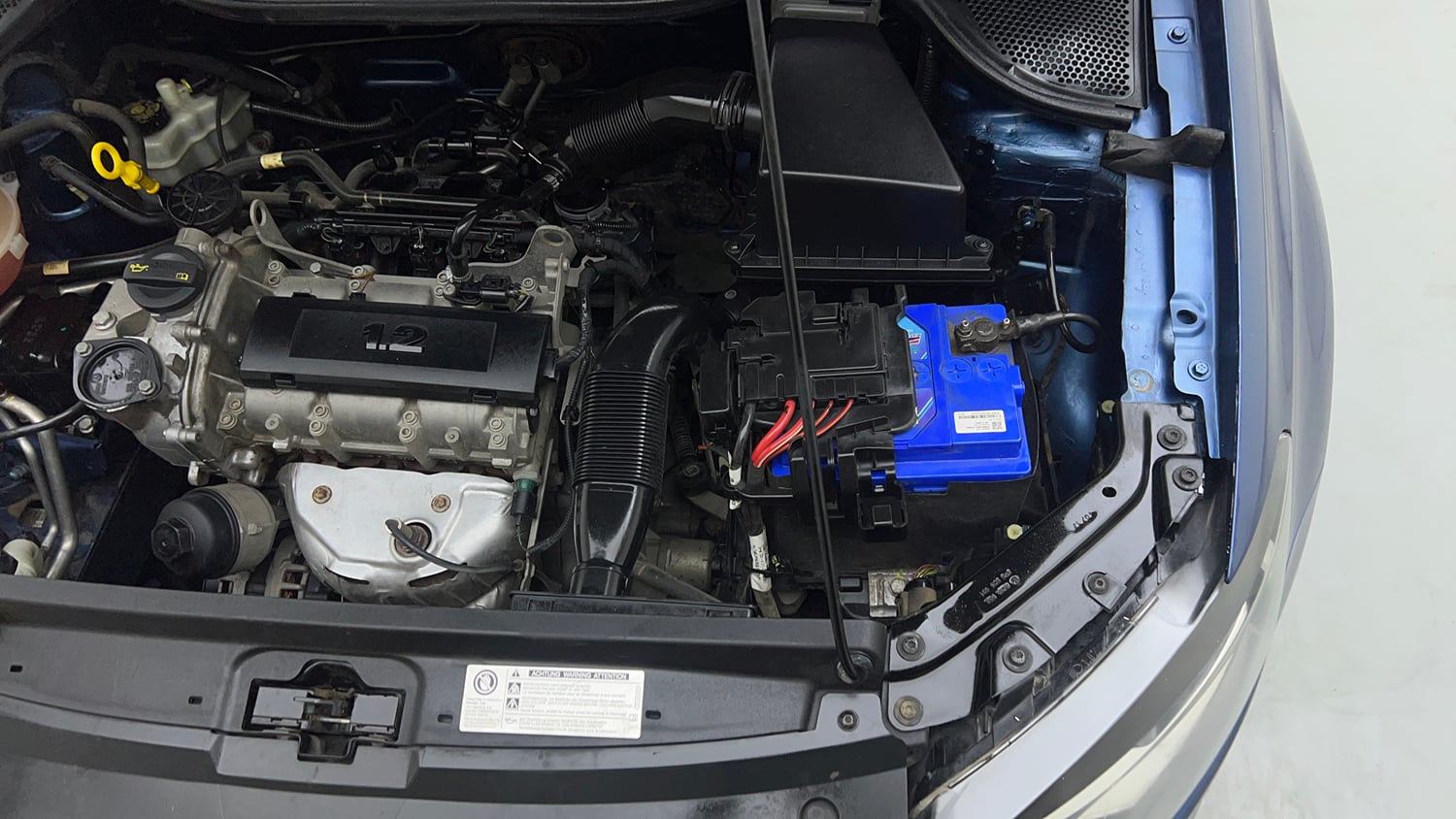 Used 2017 Volkswagen Polo Comfortline 1.2L (P) Petrol Manual engine ENGINE LEFT SIDE VIEW