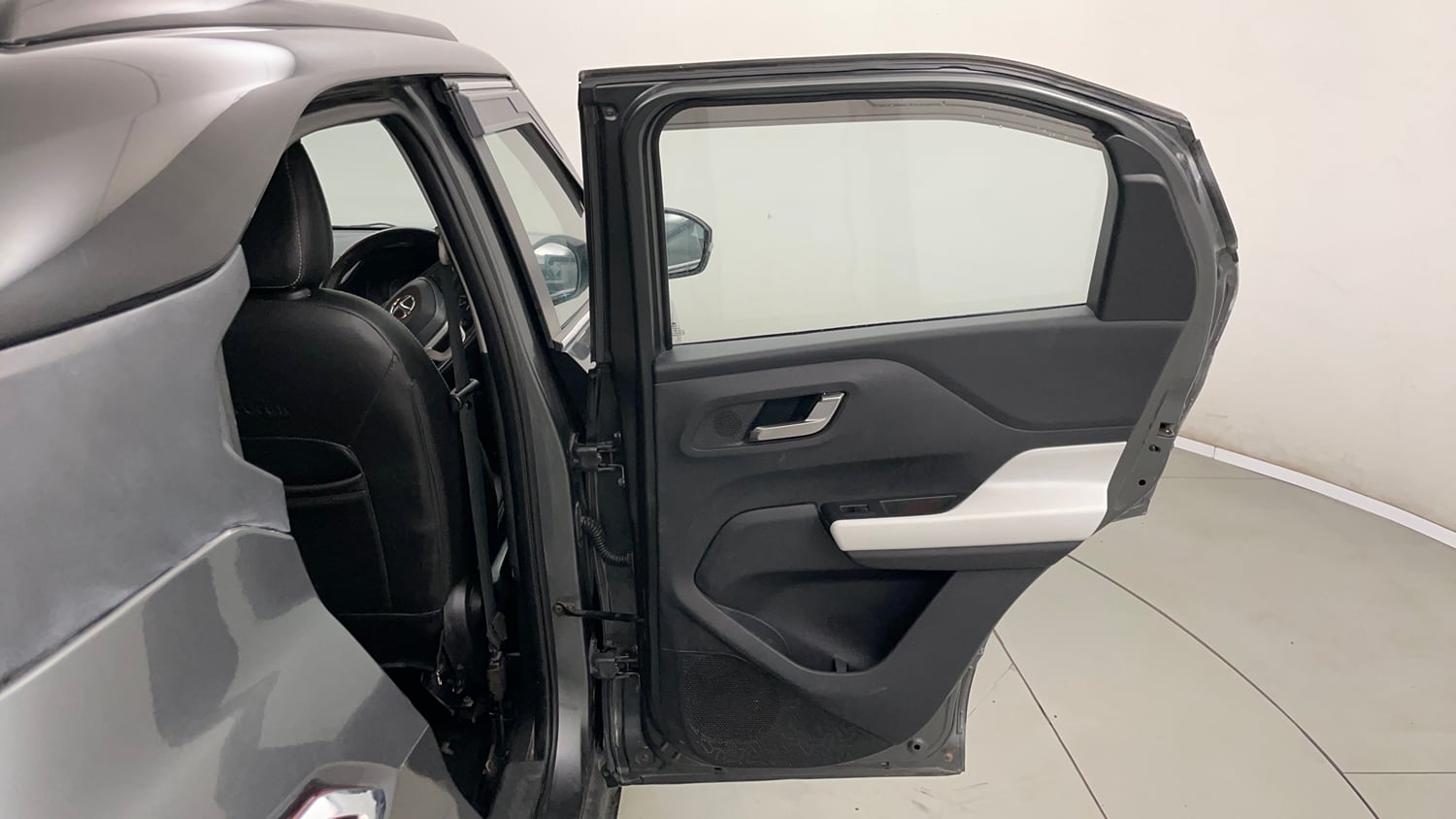 Used 2022 Tata Punch Creative Dual Tone AMT Petrol Automatic interior RIGHT REAR DOOR OPEN VIEW