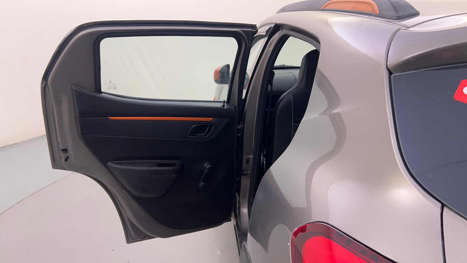 Used 2018 Renault Kwid CLIMBER 1.0 AMT Petrol Automatic interior LEFT REAR DOOR OPEN VIEW