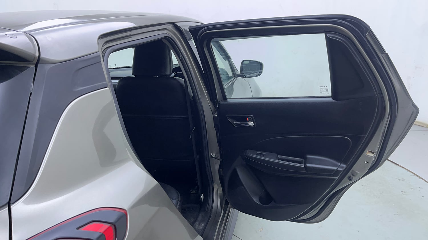 Used 2021 Maruti Suzuki Swift VXi Petrol Manual interior RIGHT REAR DOOR OPEN VIEW