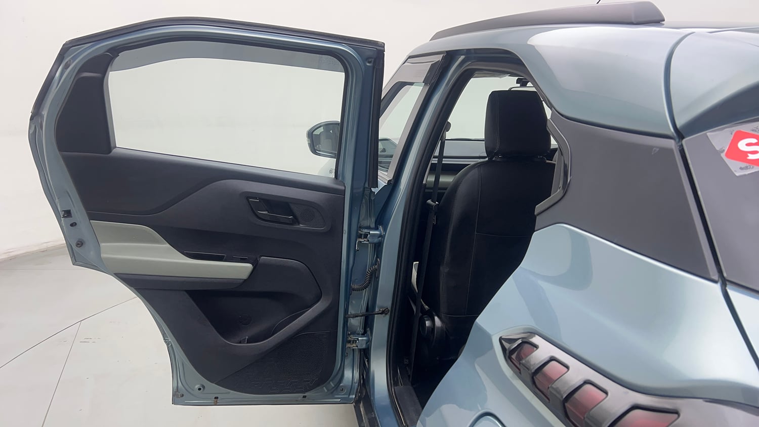 Used 2022 Tata Punch Adventure MT Petrol Manual interior LEFT REAR DOOR OPEN VIEW