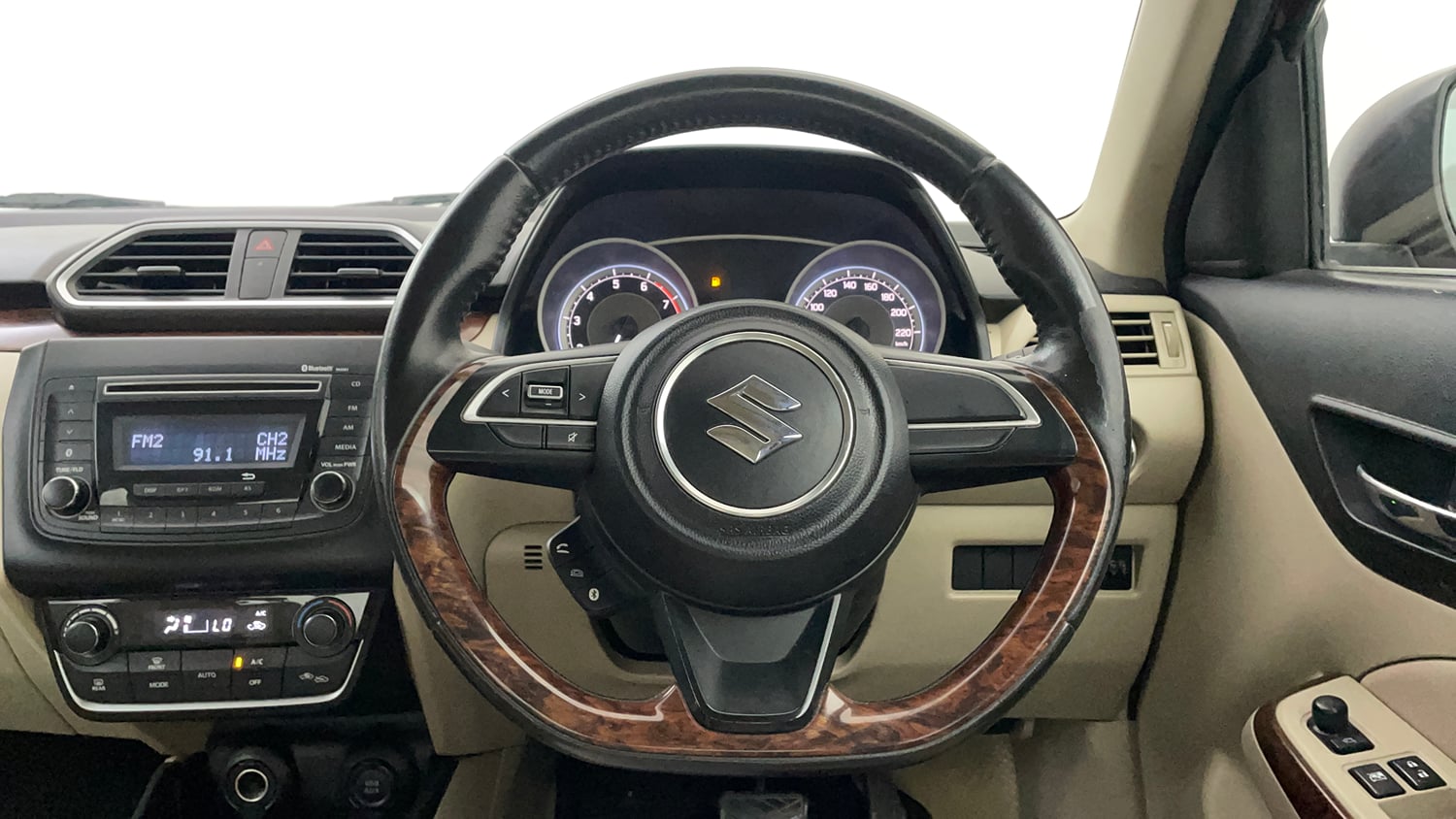 Used 2017 Maruti Suzuki Dzire ZXi AMT Petrol Automatic interior STEERING VIEW