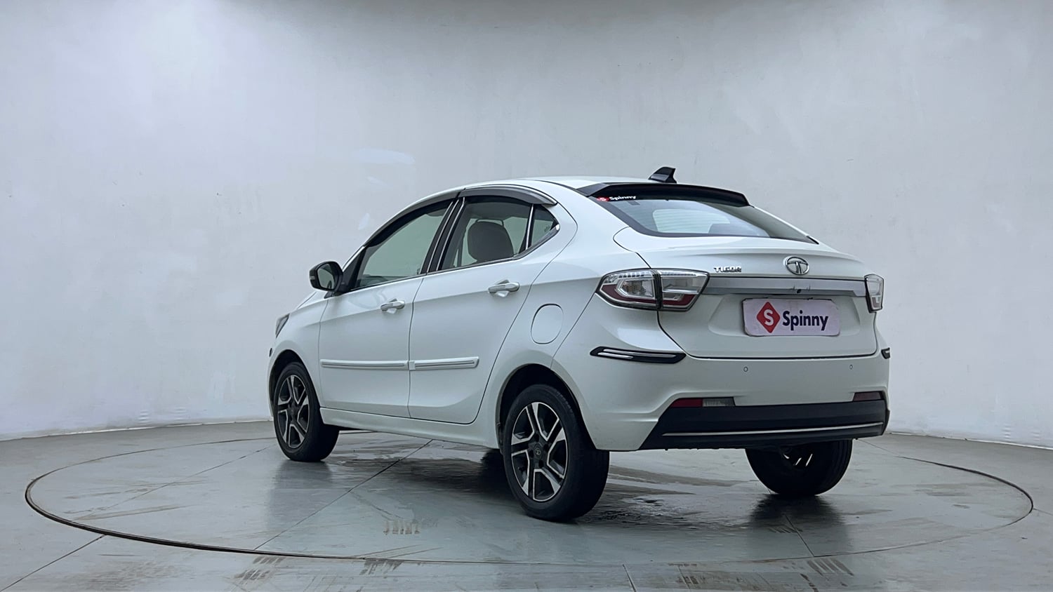Used 2020 Tata Tigor XZA Plus Petrol Automatic exterior LEFT REAR CORNER VIEW