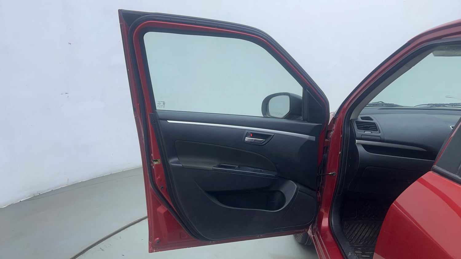 Used 2013 Maruti Suzuki Swift VXi Petrol Manual interior LEFT FRONT DOOR OPEN VIEW